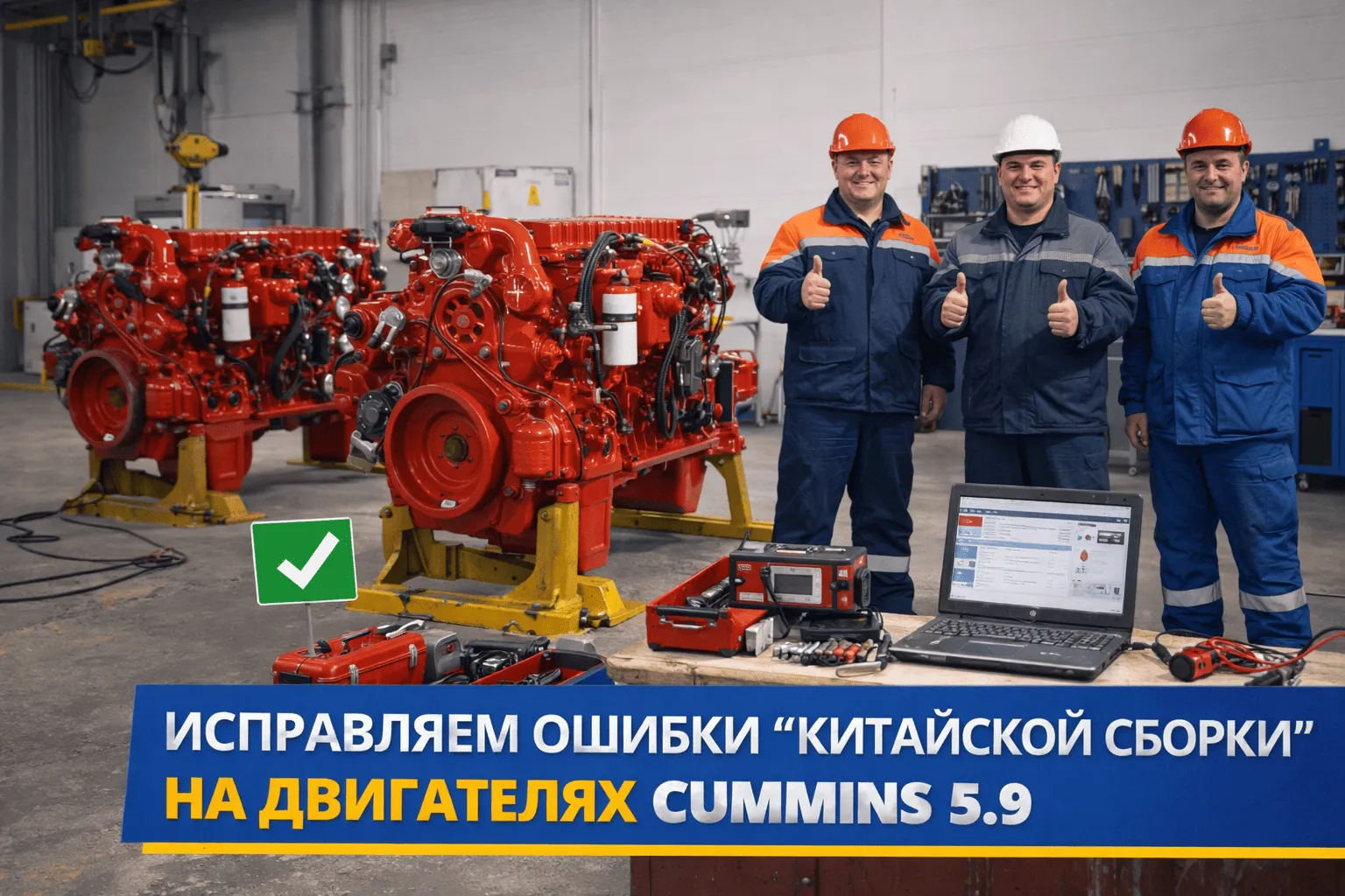Исправляем ошибки китайской сборки на двигателях Cummins 5.9